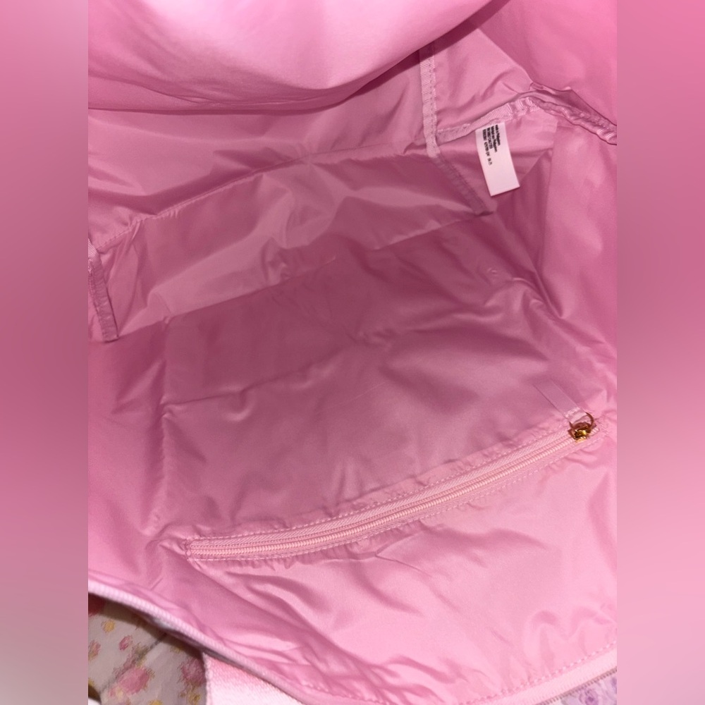 Loveshackfancy x pink gingham large tote bag (duffle travel weekender bag ) 2025 - Picture 4 of 7
